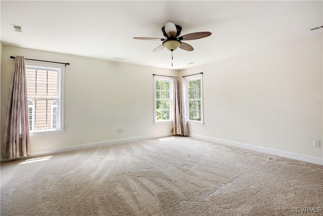 706 Colony Oak Ln, Midlothian, VA 23114 - empty room featuring a ceiling fan and carpet
