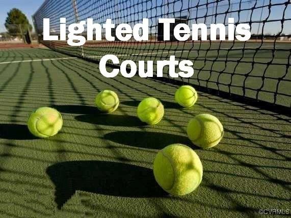 706 Colony Oak Ln, Midlothian, VA 23114 - view of tennis court