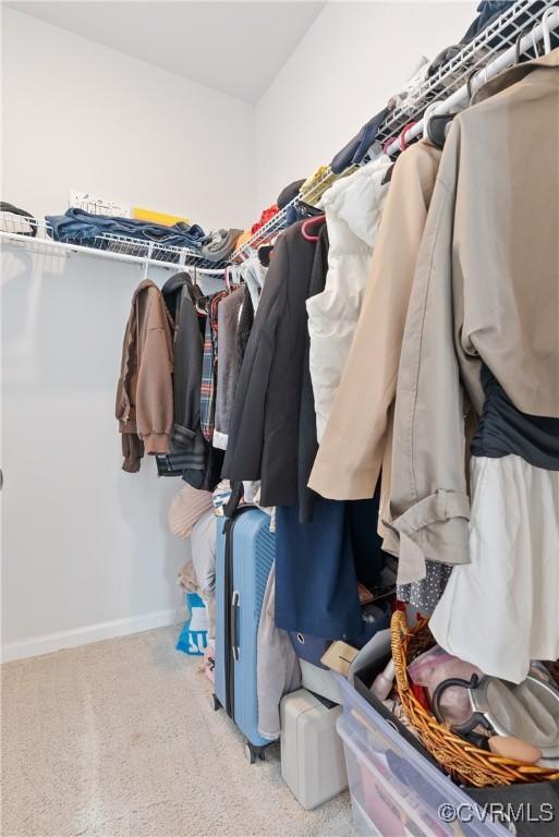 8034 Wistar Glen Dr Unit A, Henrico, VA 23228 - walk in closet with carpet