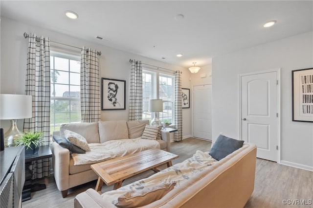 8034 Wistar Glen Dr Unit A, Henrico, VA 23228 - living room with wood finished floors and recessed lighting
