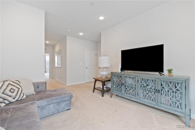 8034 Wistar Glen Dr Unit A, Henrico, VA 23228 - living room featuring carpet floors and recessed lighting
