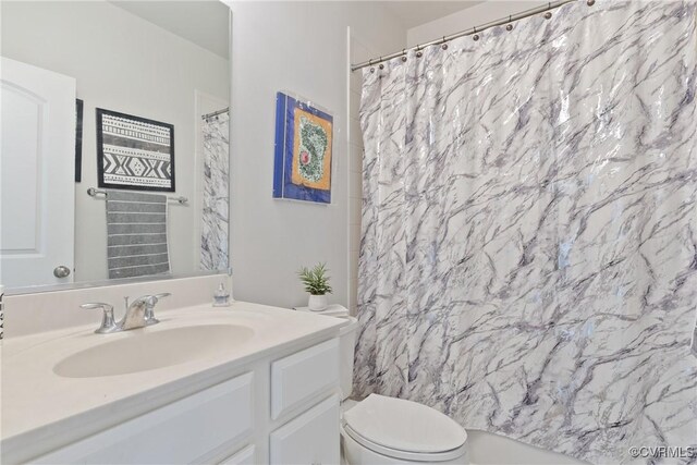 8034 Wistar Glen Dr Unit A, Henrico, VA 23228 - bathroom featuring vanity and a shower with curtain