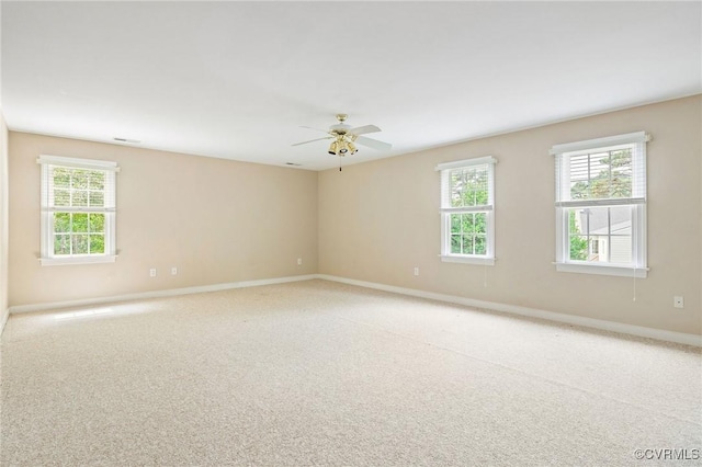 9408 Arrowdel Rd, Henrico, VA 23229 - carpeted spare room featuring ceiling fan and baseboards