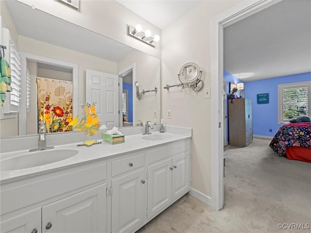 1203 Wesanne Ln, Chesterfield, VA 23114 - full bathroom with double vanity and baseboards