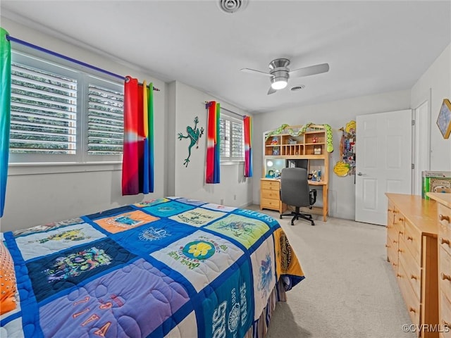 1203 Wesanne Ln, Chesterfield, VA 23114 - carpeted bedroom with a ceiling fan