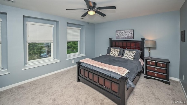 8013 Rutland Village Dr, Mechanicsville, VA 23116 - bedroom with carpet floors and a ceiling fan