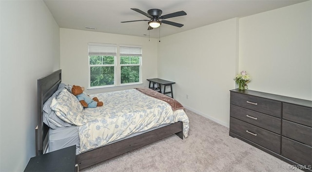 8013 Rutland Village Dr, Mechanicsville, VA 23116 - carpeted bedroom featuring ceiling fan and baseboards