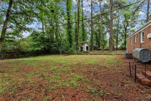 6808 Montauk Dr, Richmond, VA 23225 - view of yard with oil tank