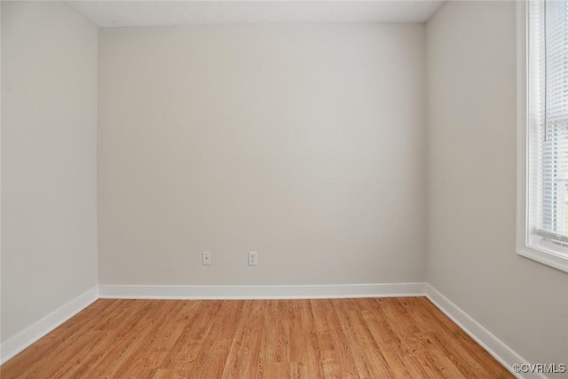 108 N Cedar Ave, Highland Springs, VA 23075 - unfurnished room with light wood-style flooring and baseboards