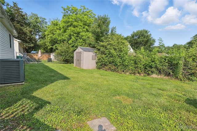 108 N Cedar Ave, Highland Springs, VA 23075 - view of yard with a storage shed