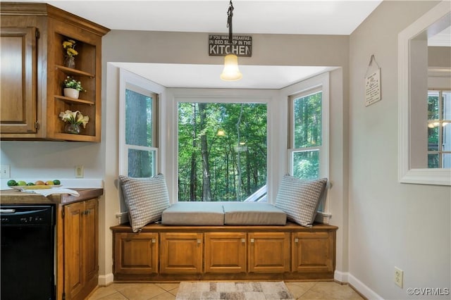107 Oak Ridge Ct, Williamsburg, VA 23188 - dining area with light tile patterned floors and baseboards