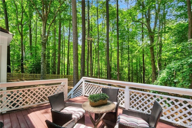 107 Oak Ridge Ct, Williamsburg, VA 23188 - view of wooden terrace