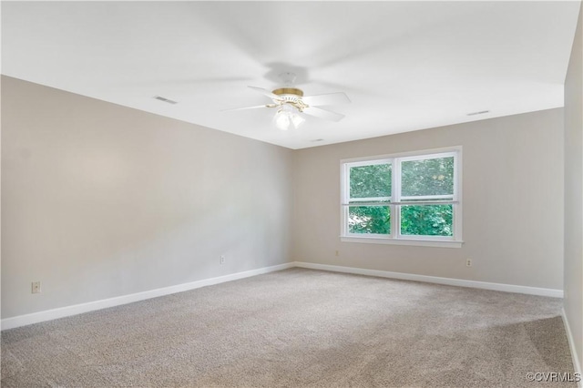 107 Oak Ridge Ct, Williamsburg, VA 23188 - unfurnished room with light carpet and ceiling fan