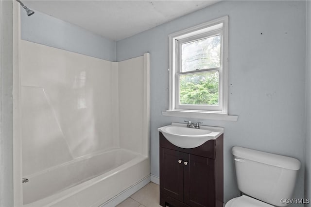 4123 Bremner Blvd, Henrico, VA 23228 - bathroom featuring vanity, tile patterned flooring, and tub / shower combination