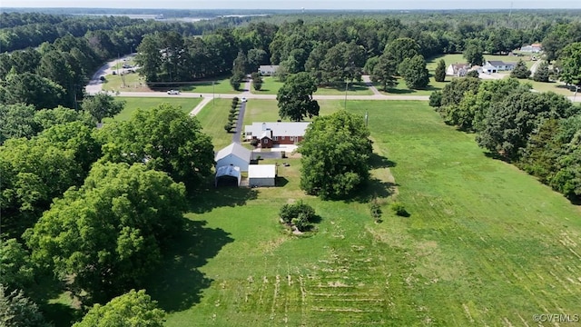 6010 Courthouse Rd, Prince George, VA 23875 - aerial overview of property's location with rural landscape