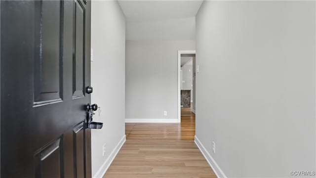 6010 Courthouse Rd, Prince George, VA 23875 - hallway with light wood-style flooring and baseboards