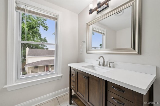 627 Colonial Ave, Colonial Heights, VA 23834 - bathroom featuring vanity and tile patterned flooring