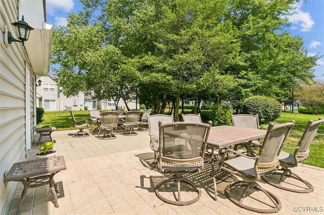 262 Claiborne Dr, Williamsburg, VA 23185 - view of patio / terrace with outdoor dining space