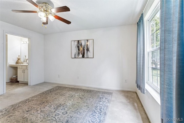 262 Claiborne Dr, Williamsburg, VA 23185 - unfurnished room featuring light carpet and ceiling fan