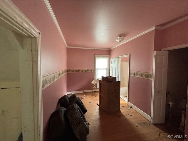 6690 4th Ave, Henrico, VA 23231 - bedroom featuring crown molding and light wood finished floors