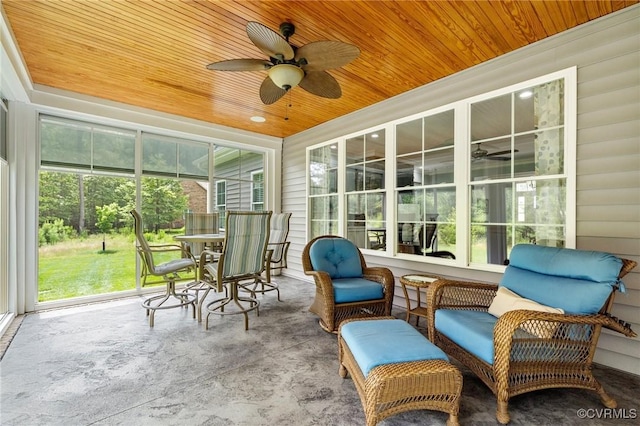 8000 Clancy Pl, Chesterfield, VA 23838 - sunroom with ceiling fan
