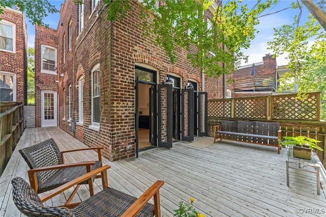2417 E Grace St, Richmond, VA 23223 - view of wooden terrace