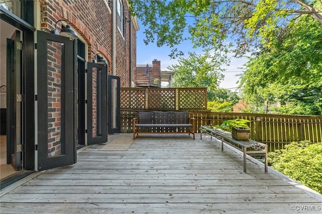 2417 E Grace St, Richmond, VA 23223 - view of wooden deck