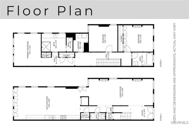 2417 E Grace St, Richmond, VA 23223 - view of floor plan / room layout