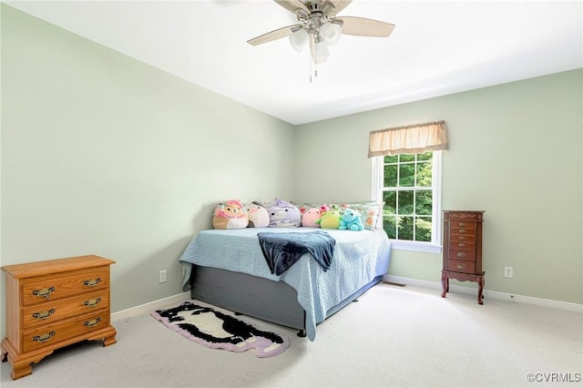 10151 W Providence Rd, North Chesterfield, VA 23236 - carpeted bedroom with baseboards and ceiling fan