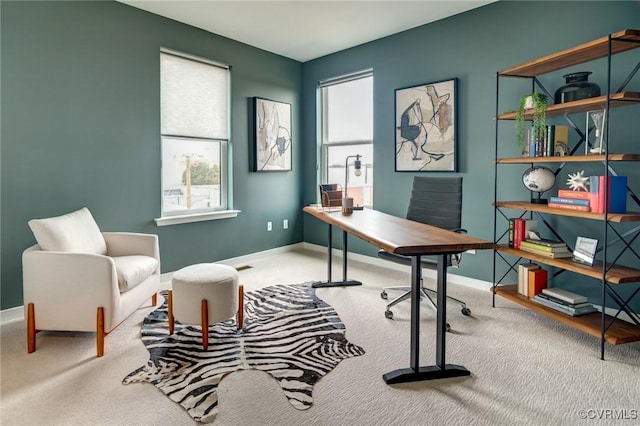 3446 Carlton St Unit 6-8A, Richmond, VA 23230 - carpeted home office featuring baseboards