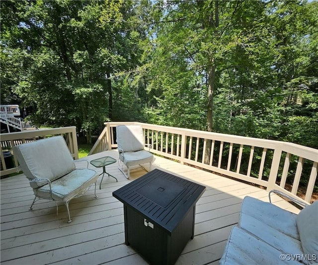 10278 Henderson Hall Rd, Mechanicsville, VA 23116 - view of wooden deck
