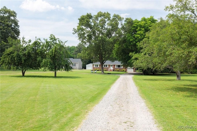2000 Point Of Rocks Rd, Chester, VA 23836 - view of front facade with driveway and a front lawn