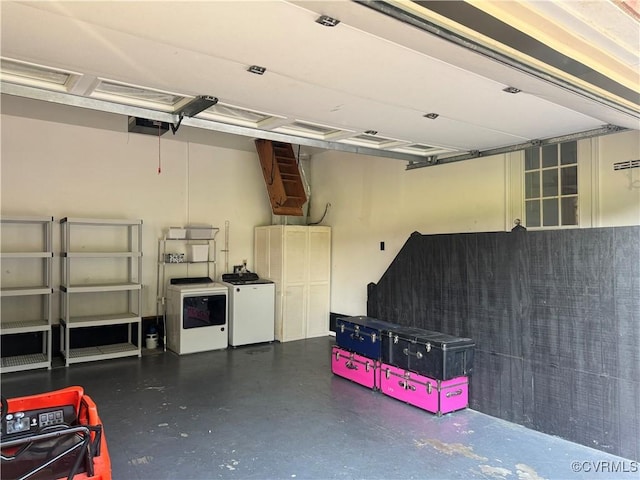 31368 Old Dawn Rd, Hanover, VA 23069 - garage featuring washer and clothes dryer
