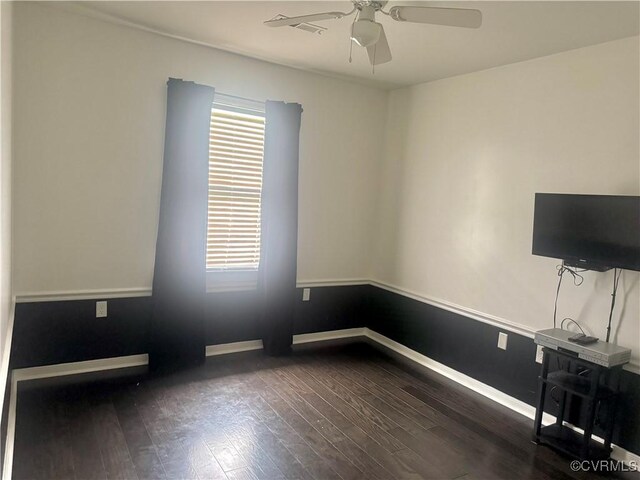 31368 Old Dawn Rd, Hanover, VA 23069 - unfurnished room with a ceiling fan and wood finished floors