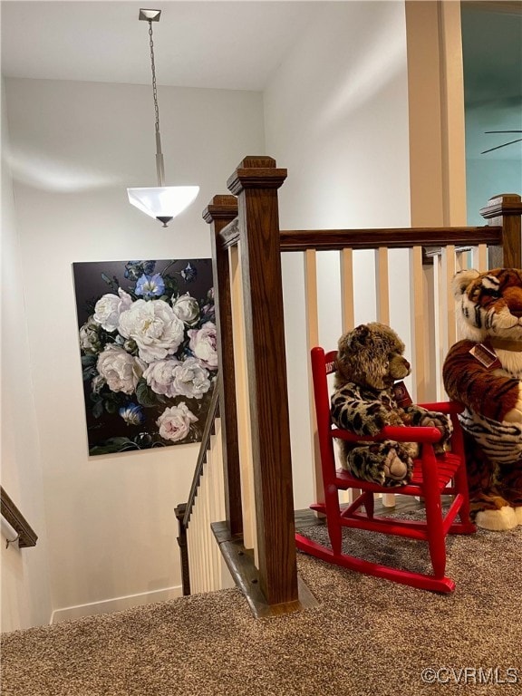 15518 Centerline Ct, Chesterfield, VA 23832 - staircase with carpet floors