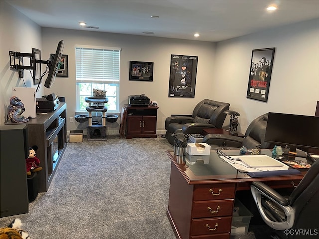 15518 Centerline Ct, Chesterfield, VA 23832 - home office with carpet and recessed lighting
