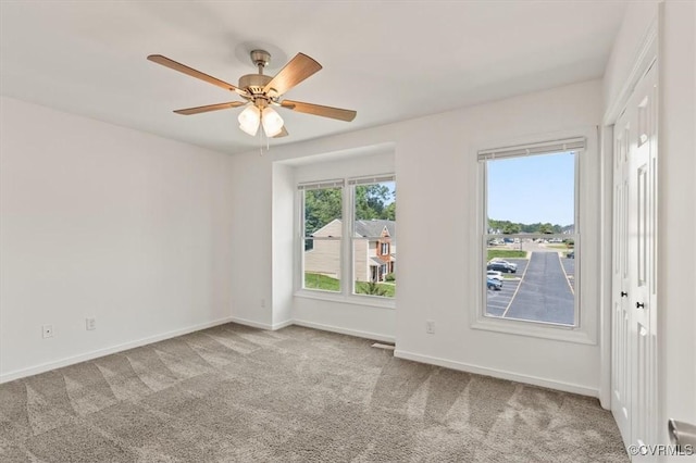 15241 Broadwater Cir, Chesterfield, VA 23831 - carpeted empty room featuring ceiling fan and baseboards