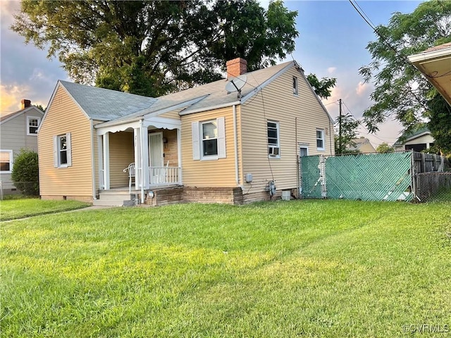 3305 Jeter Ave, Richmond, VA 23222 - view of front of home featuring a chimney and a shingled roof