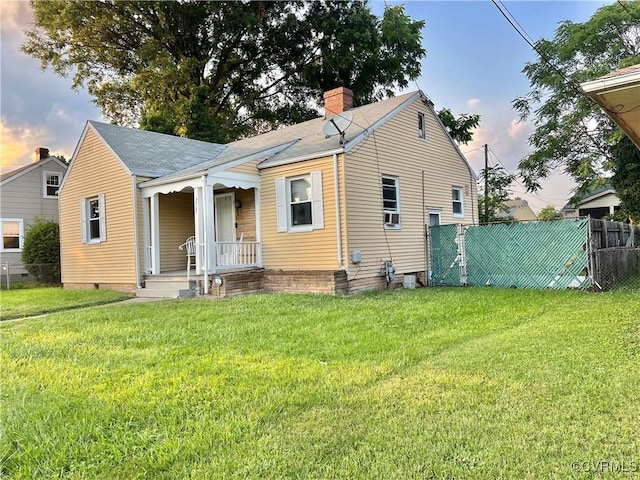 3305 Jeter Ave, Richmond, VA 23222 - view of front of home featuring a chimney and a shingled roof