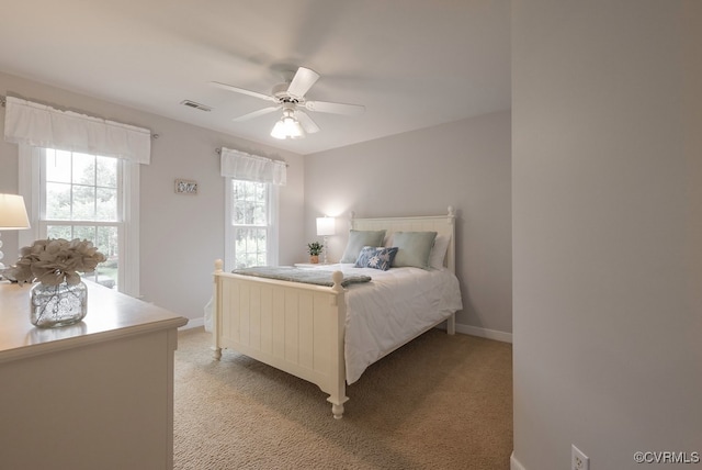 6013 Glen Abbey Dr, Glen Allen, VA 23059 - bedroom featuring light carpet and ceiling fan