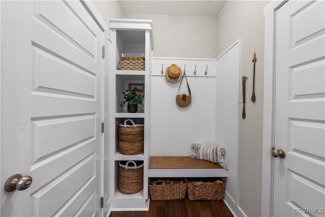 11561 Smokehouse Dr, Amelia Courthouse, VA 23002 - mudroom featuring dark wood-style flooring