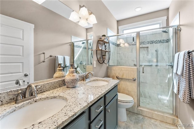 11561 Smokehouse Dr, Amelia Courthouse, VA 23002 - full bath featuring double vanity and a stall shower