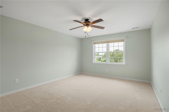 3316 Kennington Park Rd, King William, VA 23009 - spare room with light carpet and a ceiling fan