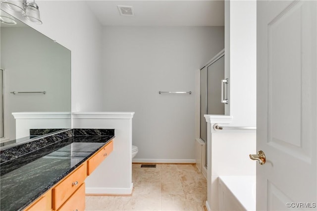 600 Krim Point Loop, Midlothian, VA 23114 - full bathroom with a bath, vanity, and an enclosed shower