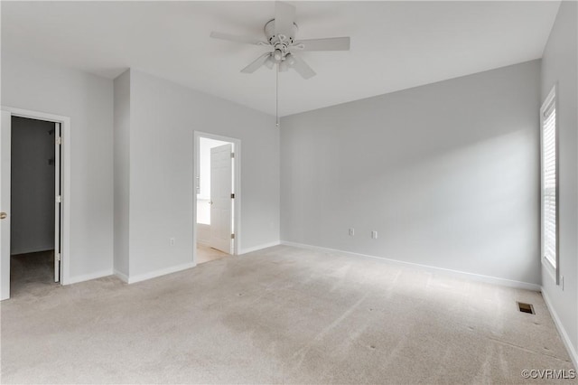 600 Krim Point Loop, Midlothian, VA 23114 - carpeted spare room featuring a ceiling fan and baseboards