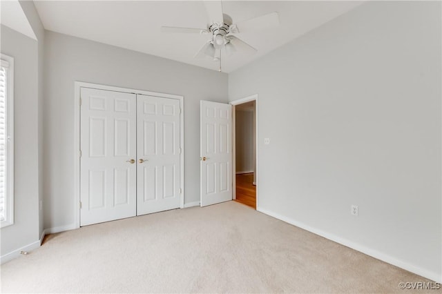 600 Krim Point Loop, Midlothian, VA 23114 - unfurnished bedroom with light carpet, a closet, a ceiling fan, and multiple windows