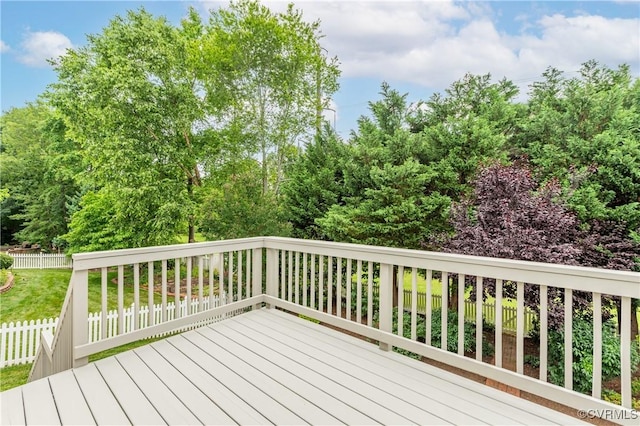 600 Krim Point Loop, Midlothian, VA 23114 - wooden terrace featuring view of scattered trees