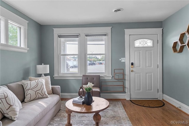 1708 Westwood Ave, Richmond, VA 23227 - entryway with wood finished floors and baseboards