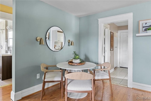 1708 Westwood Ave, Richmond, VA 23227 - dining room featuring light wood-type flooring