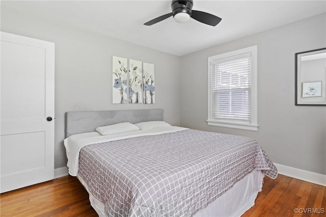 1012 Ridgecliff Dr, Richmond, VA 23224 - bedroom featuring wood finished floors and a ceiling fan